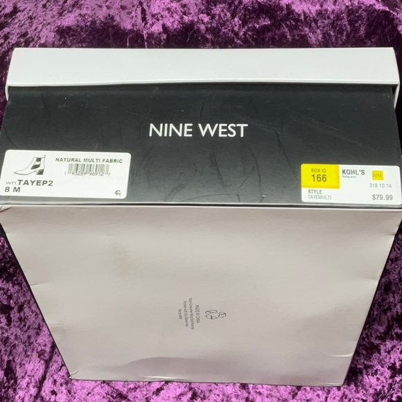 NIB NINE WEST LEOPARD PRINT BOOTIES 8M - Picture 5 of 5